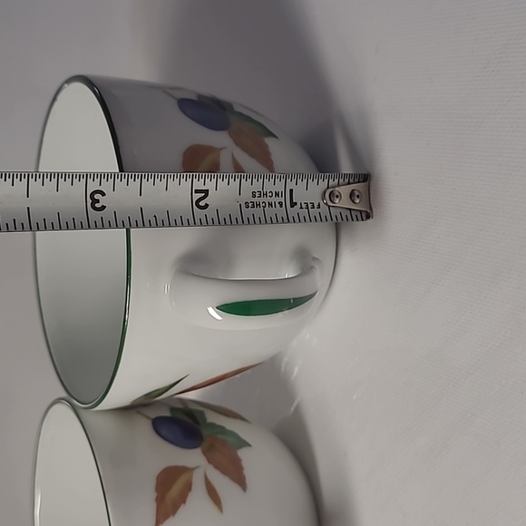 Royal worcester evesham vale coffeecup set of 2 made in England - Picture 7 of 8